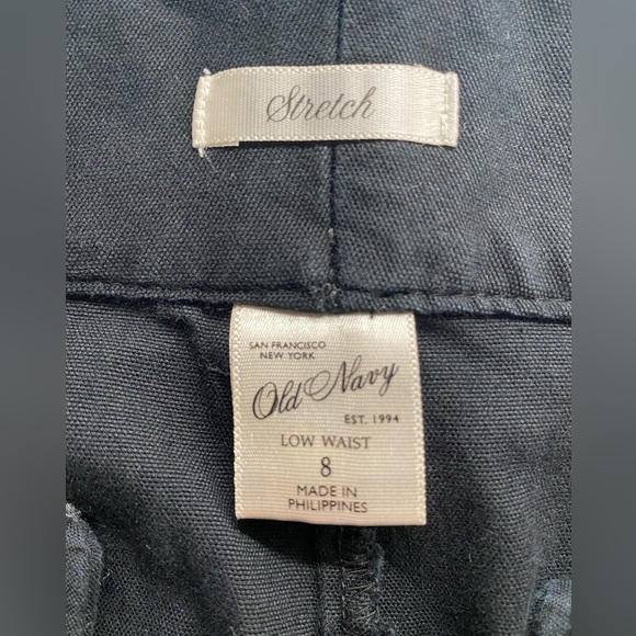 Old Navy Black Low Waist Stretch Pencil Skirt Size 8 G - Picture 8 of 9
